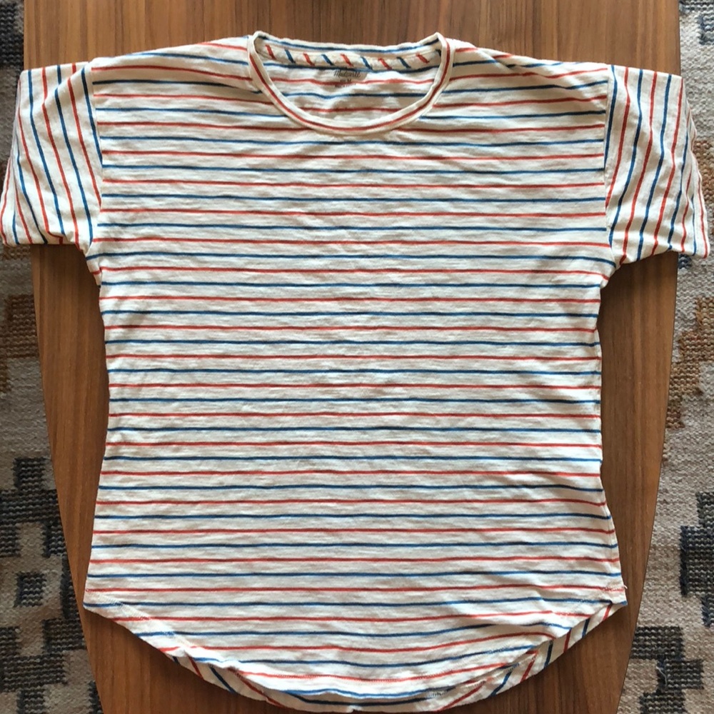 Madewell perfect tee in stripe